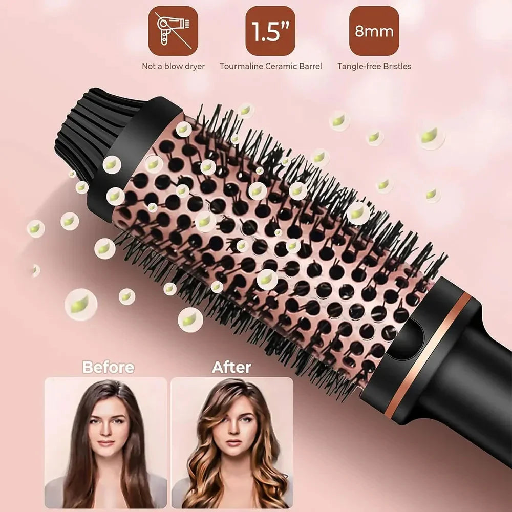 "3-in-1 Ionen-Haarglätter & Lockenstab, anti-verbrühungs-design, multifunktional, für glattes Haar und elegante Locken"