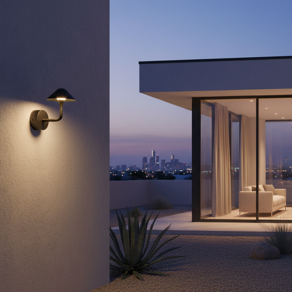 Utvendig LED Vegglampe – Moderne, Værbestandig