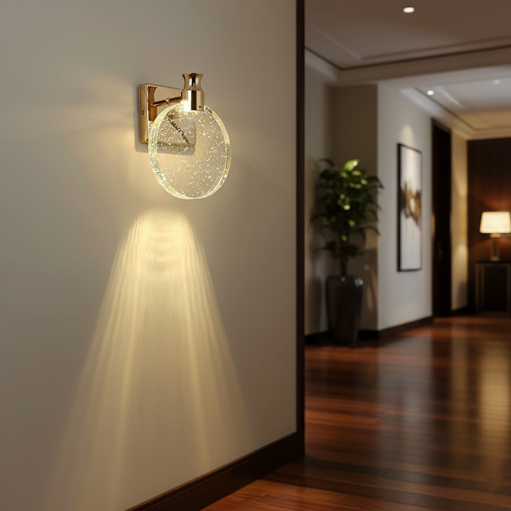 Kristall-Wandleuchte – Modern, Elegant & Glamourös