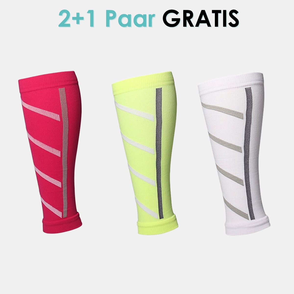 "CalfZone Wadenkompressionssocken für Komfort, Unterstützung; schwarz, atmungsaktiv, für Sport und Alltag."