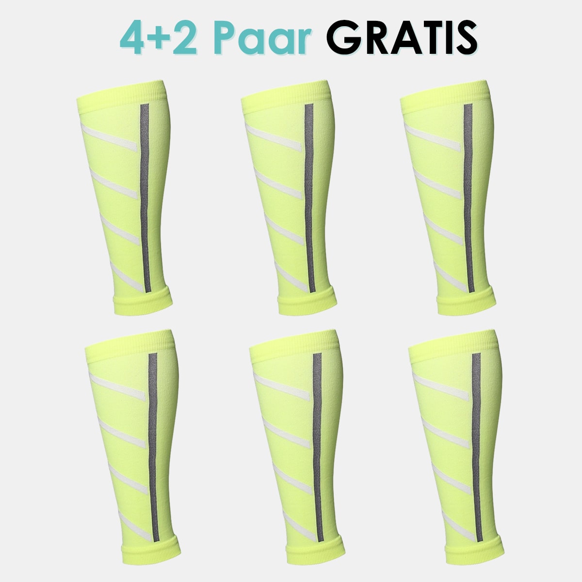 "CalfZone Wadenkompressionssocken für Komfort, Unterstützung; schwarz, atmungsaktiv, für Sport und Alltag."