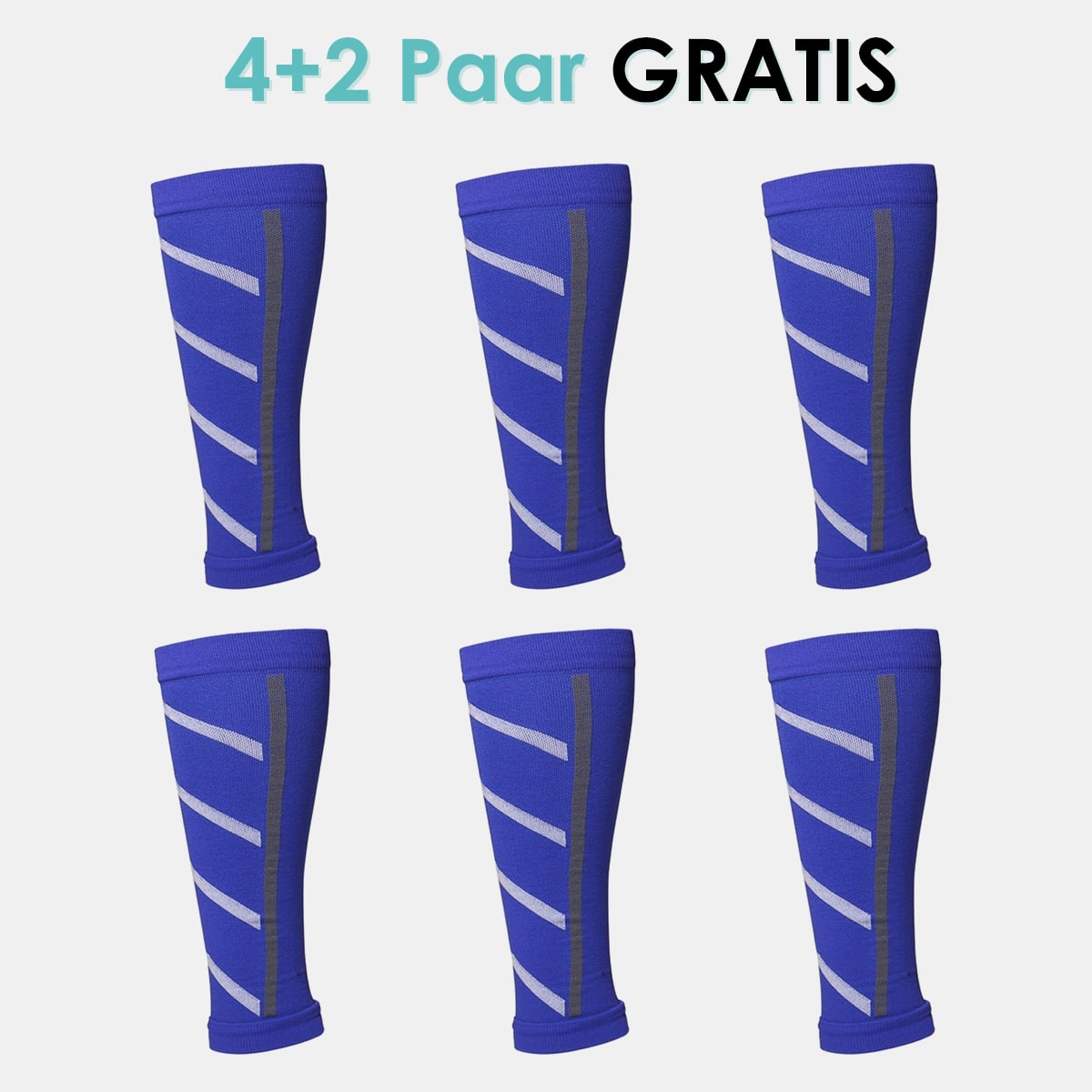 "CalfZone Wadenkompressionssocken für Komfort, Unterstützung; schwarz, atmungsaktiv, für Sport und Alltag."