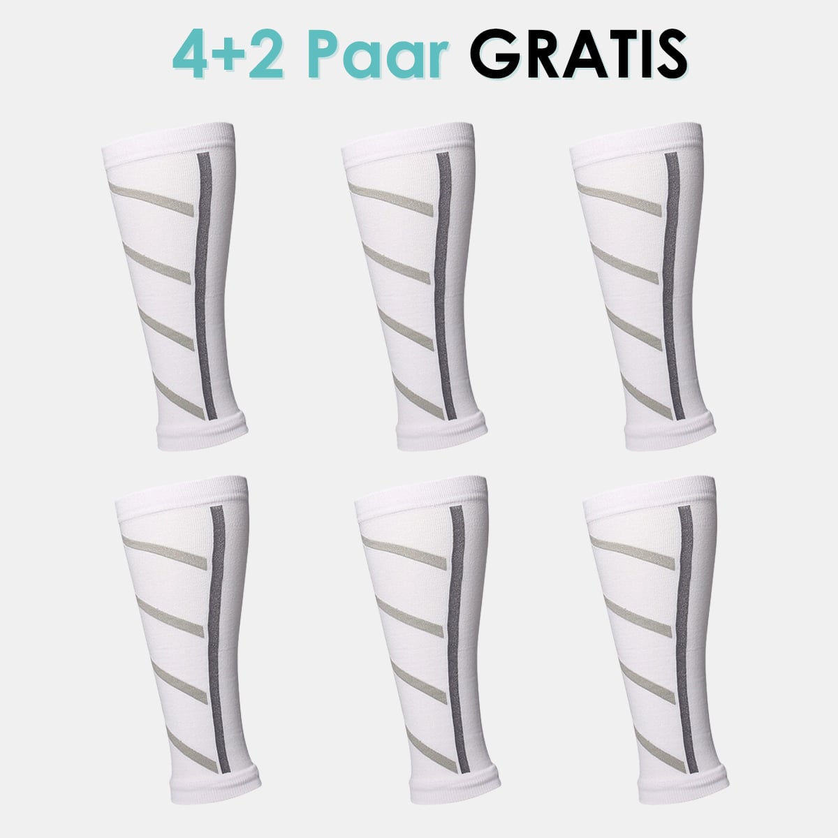 "CalfZone Wadenkompressionssocken für Komfort, Unterstützung; schwarz, atmungsaktiv, für Sport und Alltag."