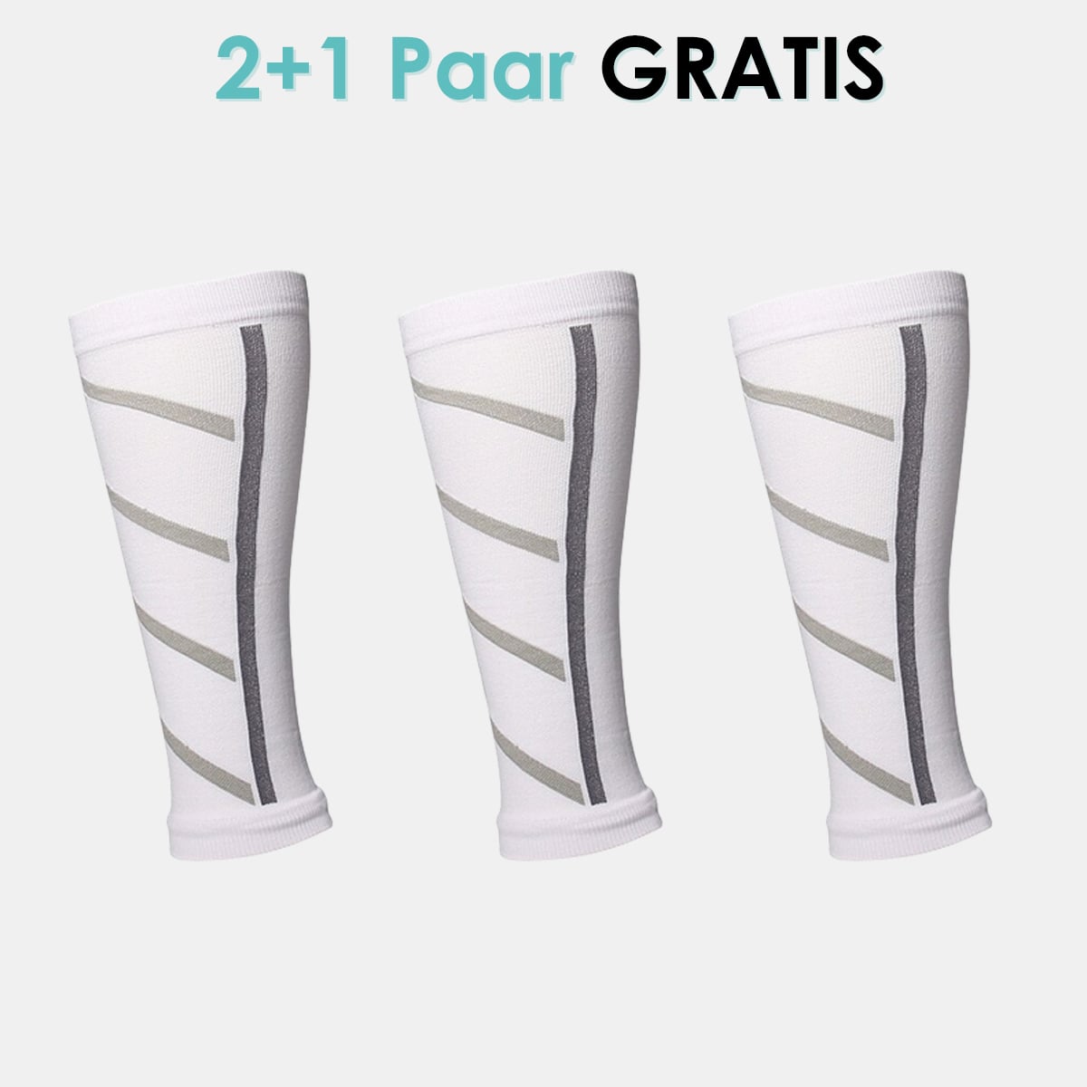 "CalfZone Wadenkompressionssocken für Komfort, Unterstützung; schwarz, atmungsaktiv, für Sport und Alltag."