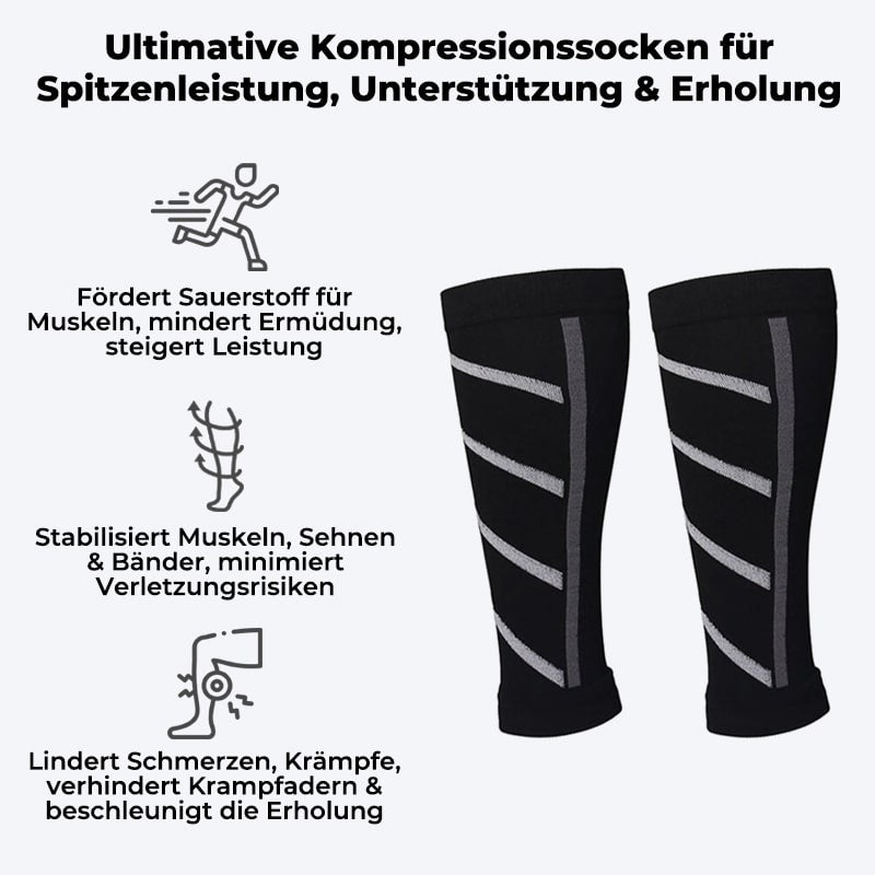 CalfZone kompresjonsstrømper i bruk