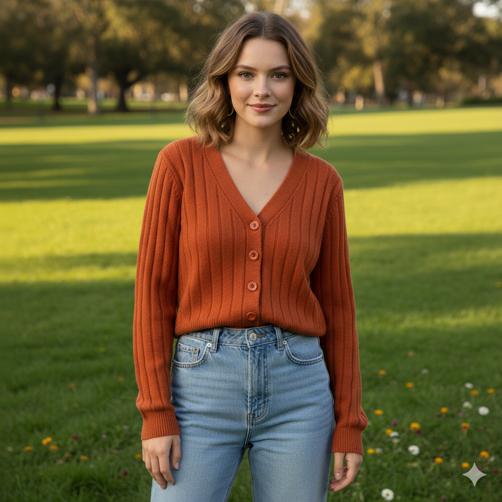 "Damen Kabelstrickpullover mit V-Ausschnitt, elegantes Design, kabelgestrickte Struktur, vielseitig und komfortabel."