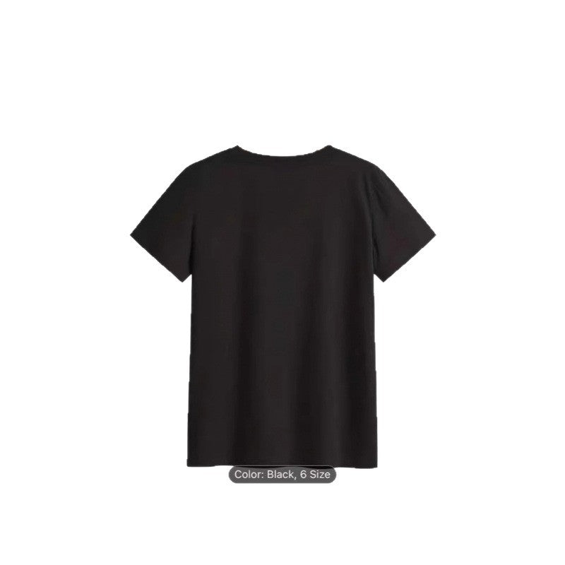 "Damen T-Shirt aus Baumwolle, lebendiges Limoncello-Motiv mit Blumen, lässiger Schnitt, perfekt für Freizeit."