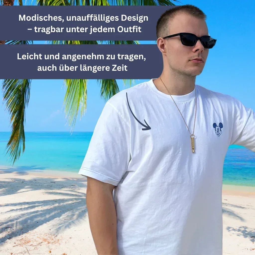 "E-Zigarette in Gold, Schwarz, Silber mit modernem Design und edler Verarbeitung für rauchfreies Dampferlebnis."