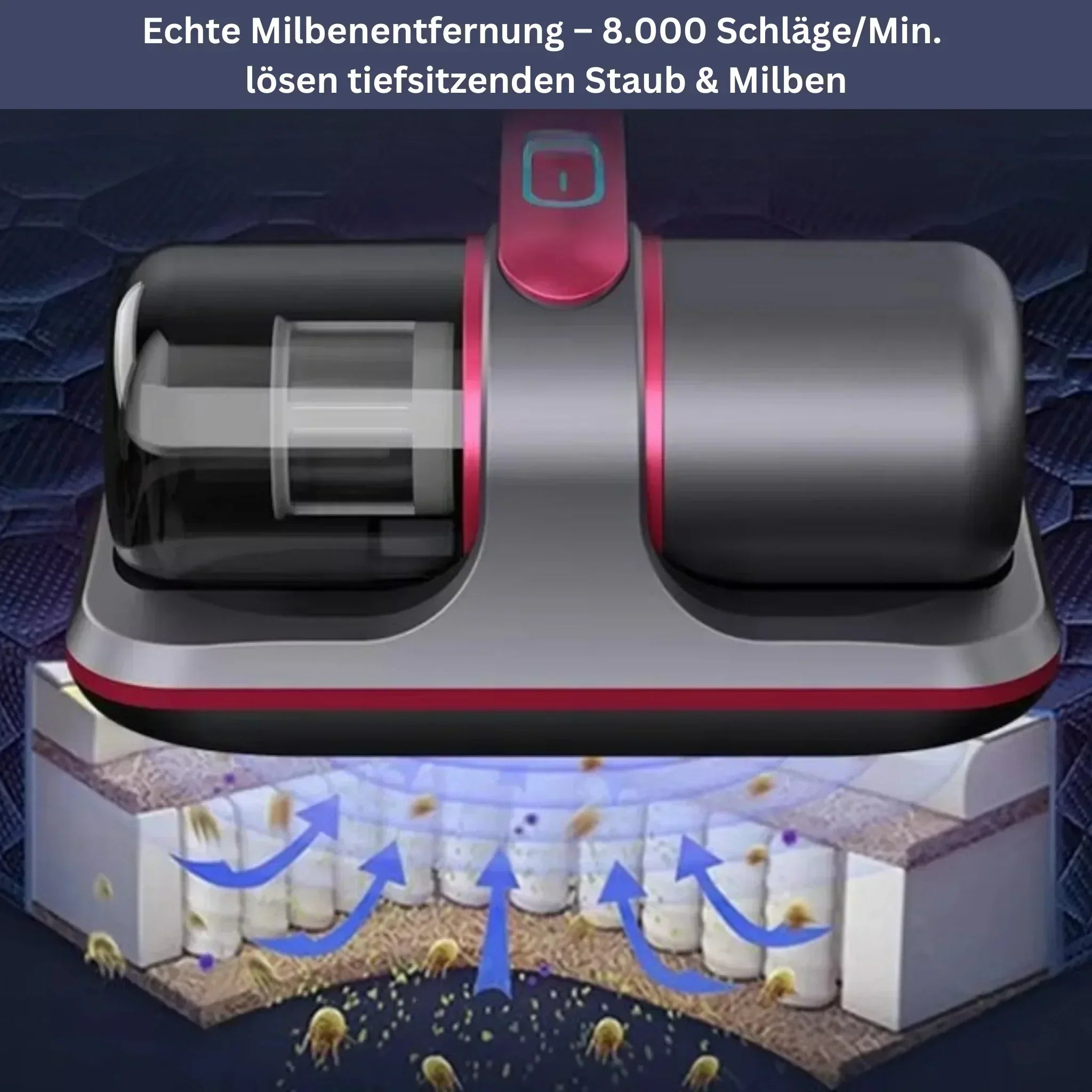 Effektive Milben- & Matratzenreinigung, innovative Produktlösung für hygienisches Schlafumfeld, Allergenkontrolle auf Matratz