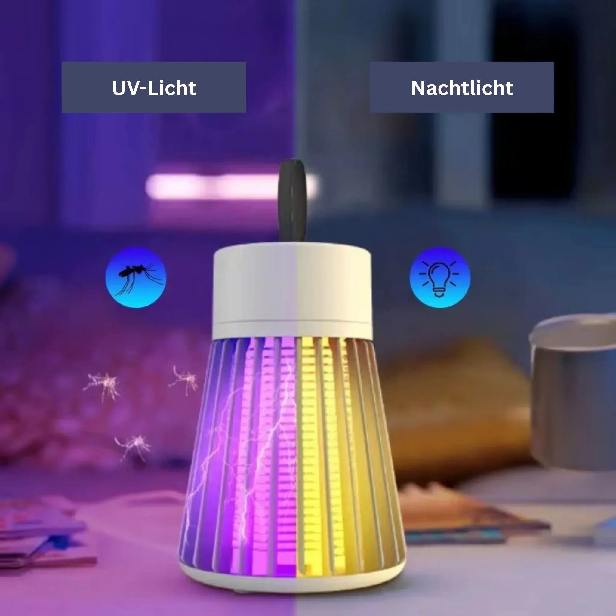 Effizientes Insektenschutzgerät, kompaktes Design, schützt vor Mücken, ideal für Innen- und Außenbereiche.