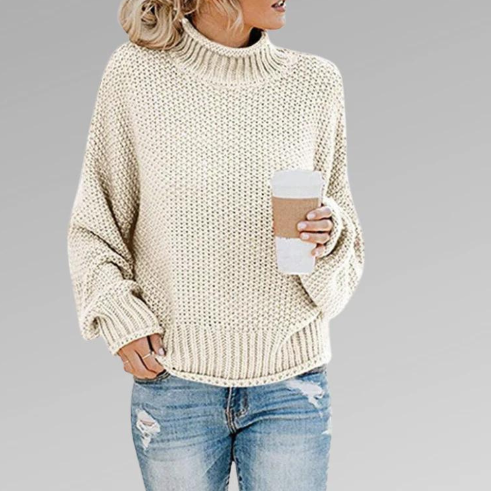 Skandinavisk strikkegenser i ulike farger