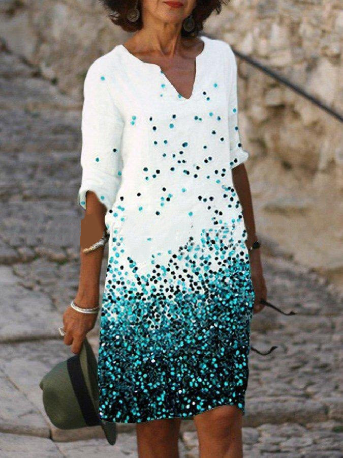 "Elegantes Damen Freizeitkleid, bequem und stilvoll, ideal für jeden Anlass, in hochwertigen Stoffen, schlichtes Design"