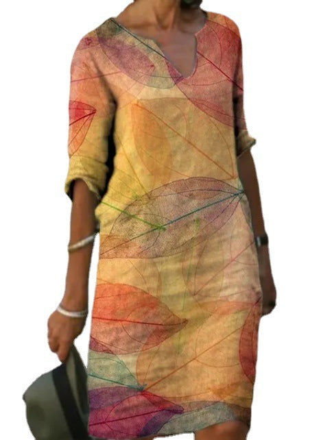 "Elegantes Damen Freizeitkleid, bequem und stilvoll, ideal für jeden Anlass, in hochwertigen Stoffen, schlichtes Design"