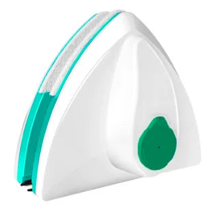 "GLASPURE Magnetischer Fensterreiniger in Blau, doppelseitig, für Innen- und Außenglas, streifenfreie Reinigung"