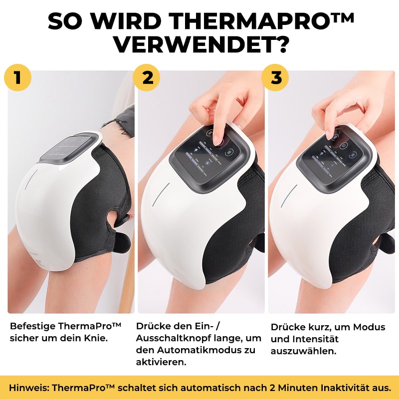 "Infrarot 3-in-1 Massagegerät tragbar, für Knie, Schultern, Ellenbogen; modernes Design, Schmerzlinderung durch Wärme."