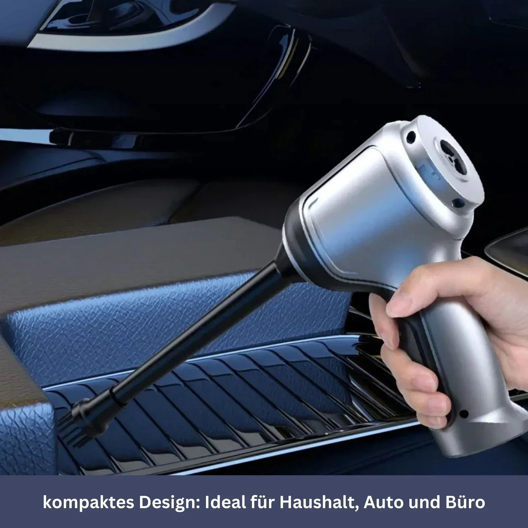 "Kompakter, leistungsstarker Handstaubsauger mit leichtem Design, ideal für effiziente Reinigung zu Hause und einfache Lageru