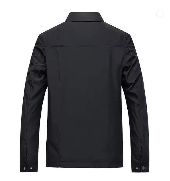Leichte Herren Übergangsjacke in elegantem Design, vielseitig kombinierbar, ideal für Frühling und Herbst.