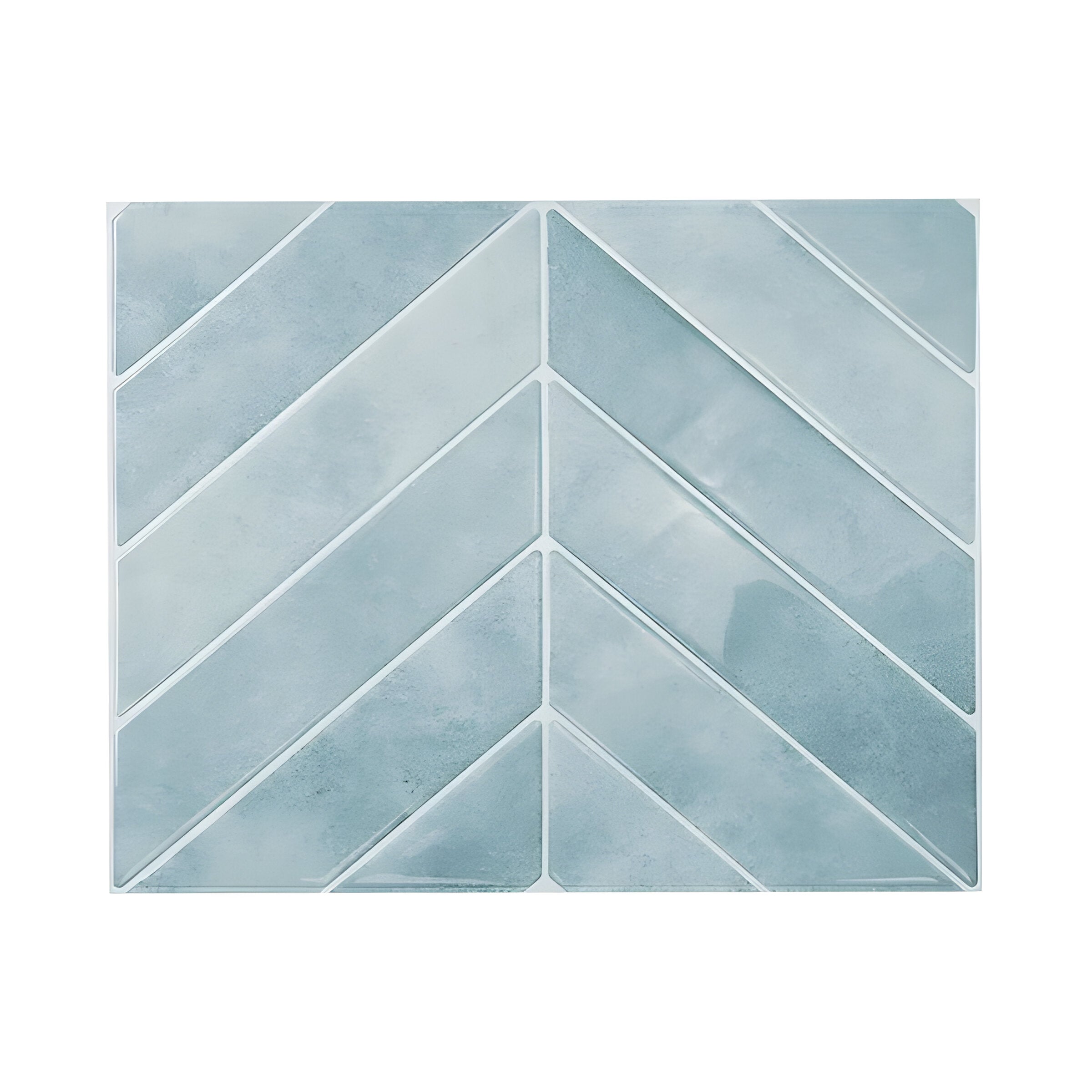 "Moderner 3D-Effekt: Selbstklebende, wasserfeste Wandfliesen in Grün, Blau oder Gelb für Bad, Küche, Wohnraum."