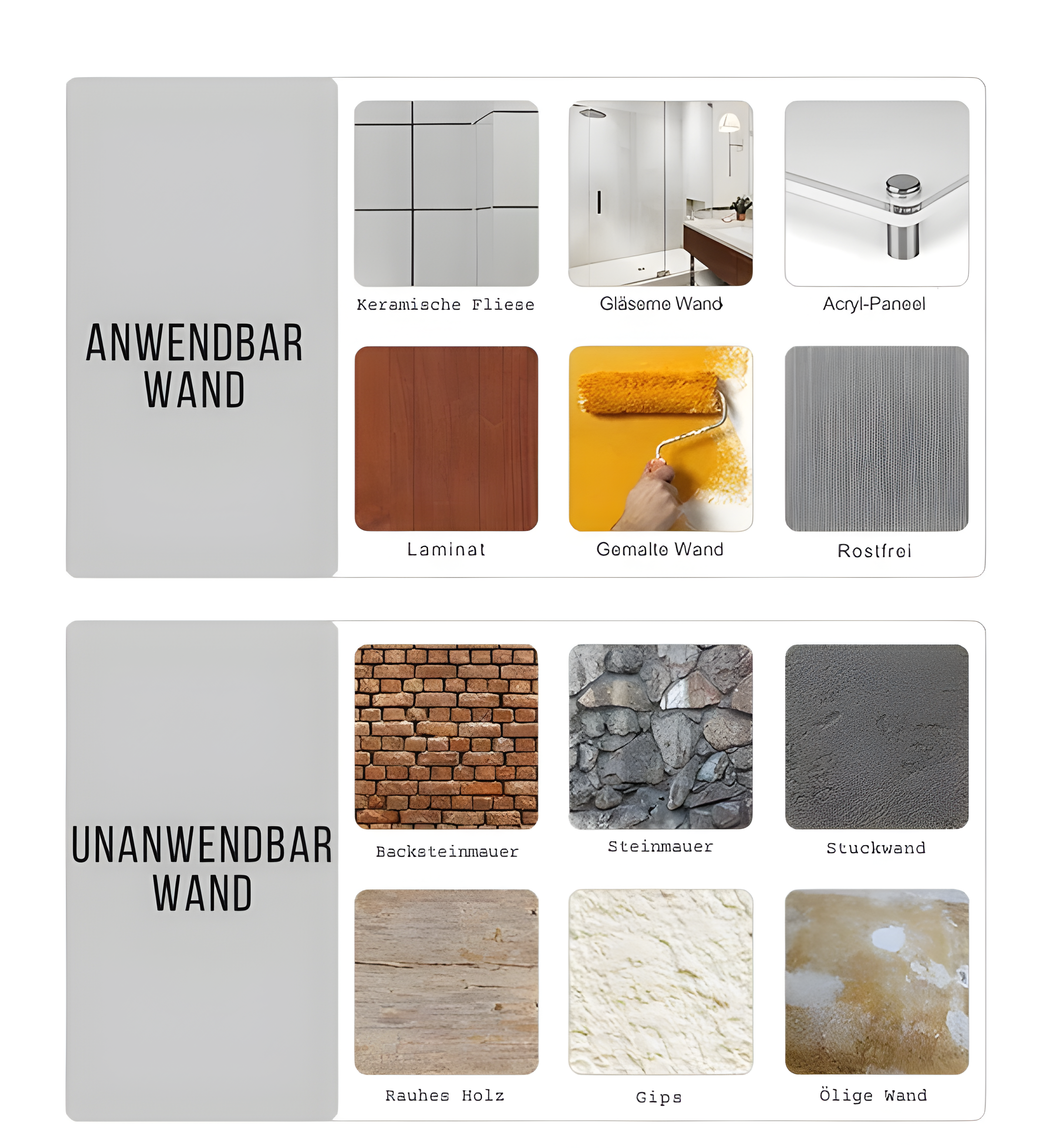 "Moderner 3D-Effekt: Selbstklebende, wasserfeste Wandfliesen in Grün, Blau oder Gelb für Bad, Küche, Wohnraum."