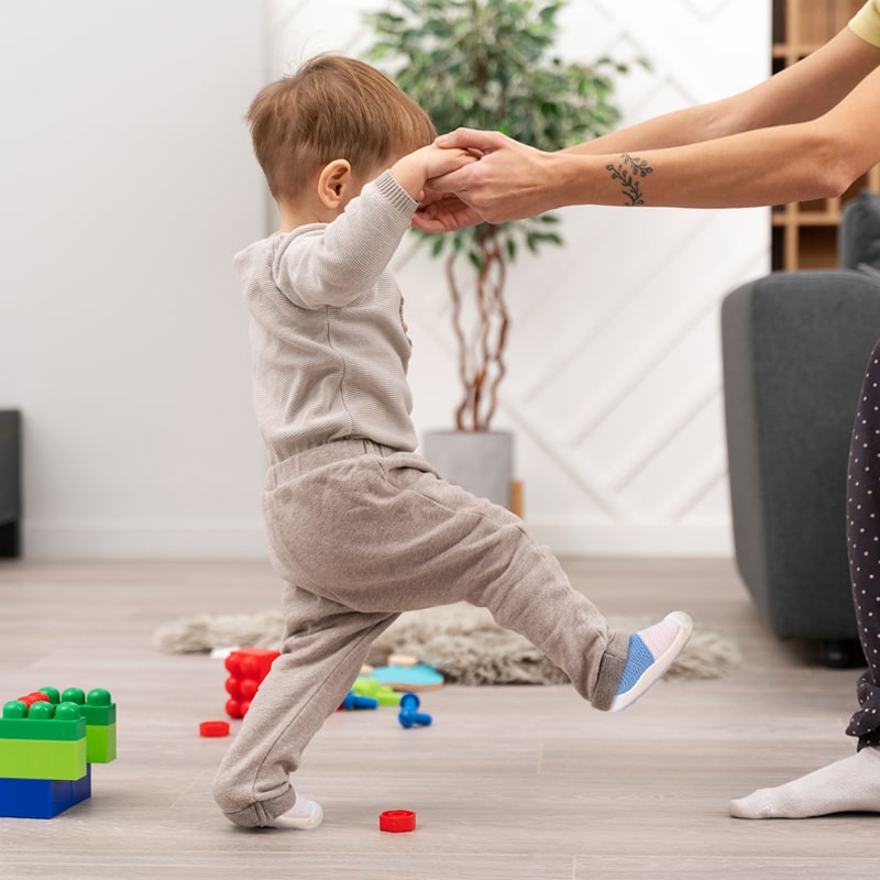 Babysko med sklisikker design