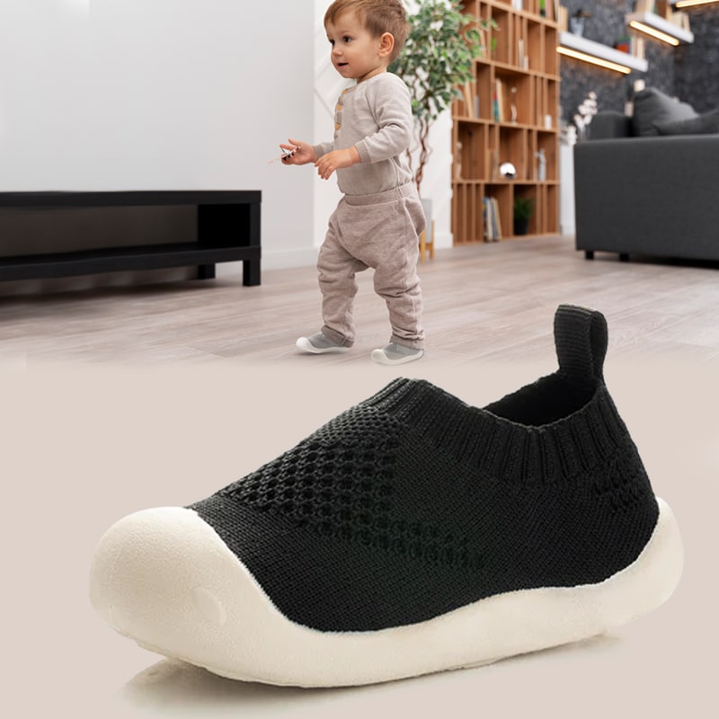 "Rutschfeste Babyschuhe für sichere Schritte, atmungsaktives Design, ergonomisch für natürliche Fußentwicklung"
