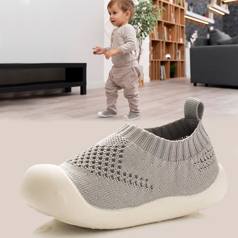 "Rutschfeste Babyschuhe für sichere Schritte, atmungsaktives Design, ergonomisch für natürliche Fußentwicklung"