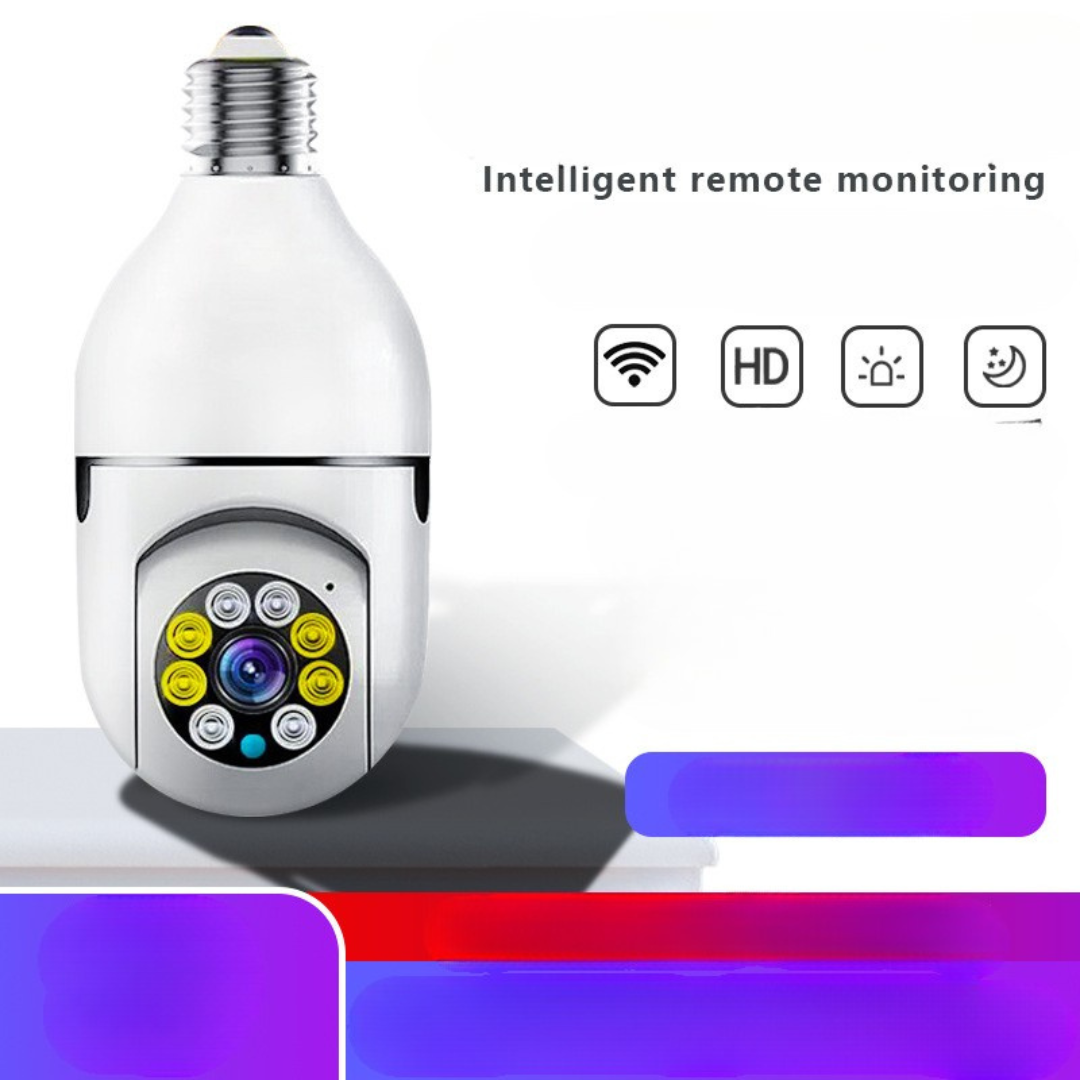 "Sicherheitskamera mit integriertem Licht, elegant und diskret, HD-Auflösung, perfekt für stilvolle Wohnraumüberwachung."