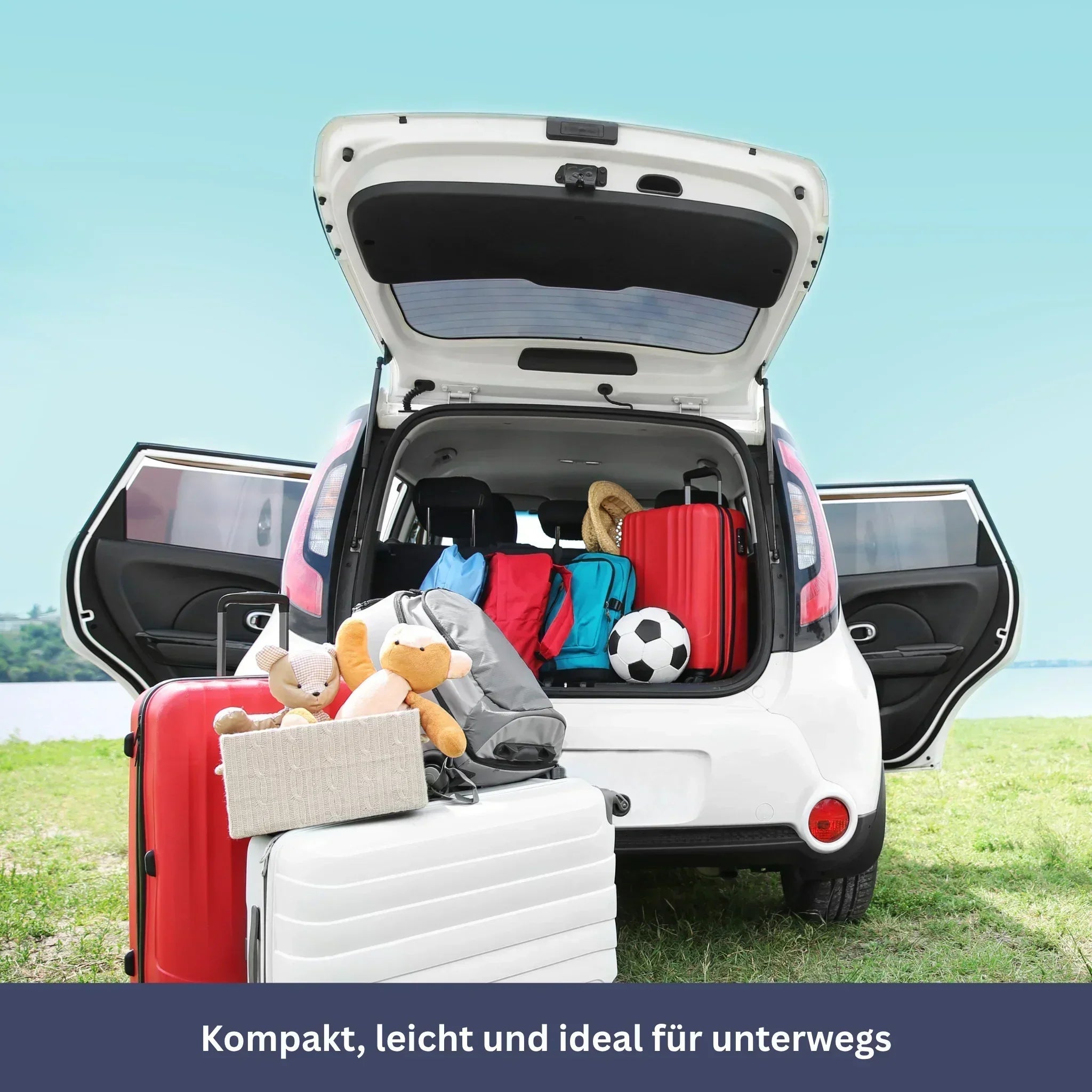 Kompakt og bærbar klimaanlegg i ren snøhvit