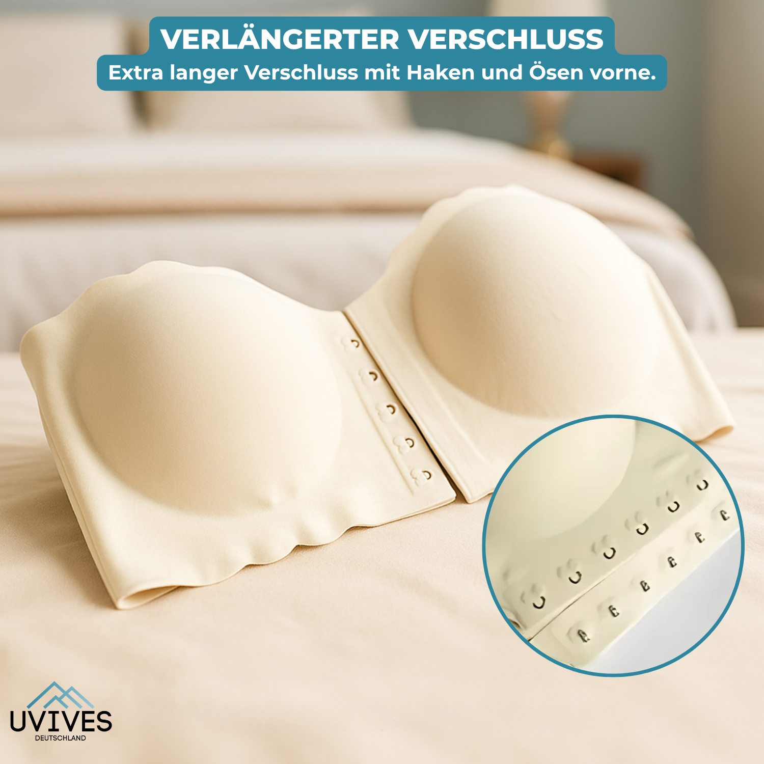 Trägerloser ComfyLift BH, rutschfest, atmungsaktiv, schwarz, ideal für Abendkleider, bietet diskreten Halt und Komfort.