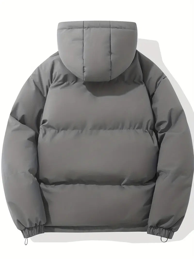 "Wolff Winter Puffer Jacke für Damen, gemütlich, stilvolles Steppmuster, warm und modisch in Beige, Outdoor geeignet."