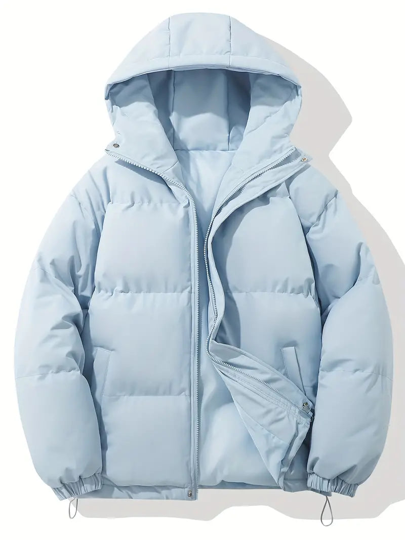 "Wolff Winter Puffer Jacke für Damen, gemütlich, stilvolles Steppmuster, warm und modisch in Beige, Outdoor geeignet."