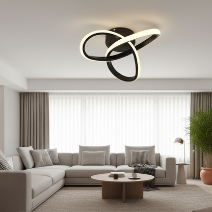 Künstlerische LED-Deckenleuchte – Modern & Stilvoll