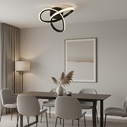 Künstlerische LED-Deckenleuchte – Modern & Stilvoll