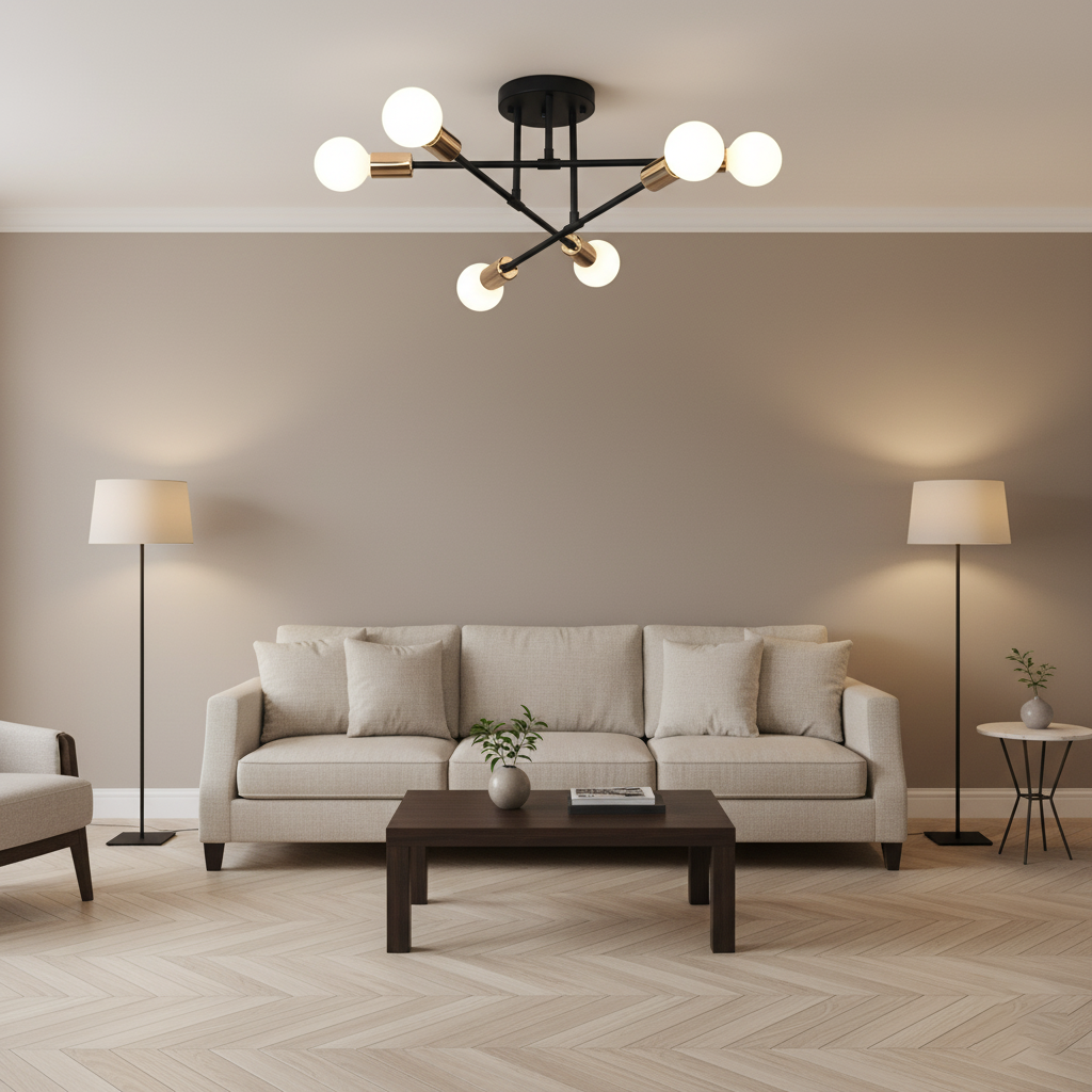 LED-taklampe i glassdesign - Moderne og energieffektiv