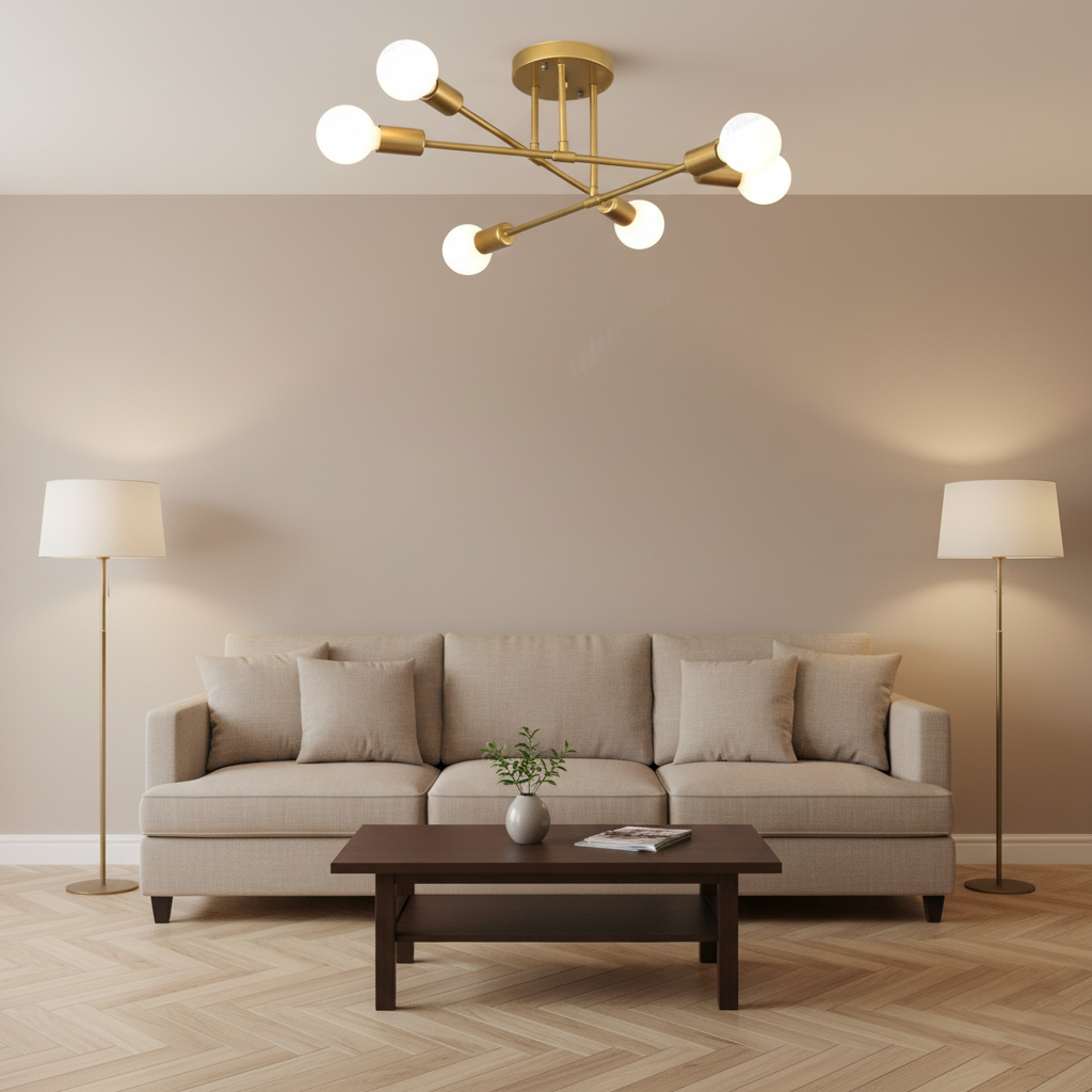 LED-Deckenlampe Glasdesign – Modern & Energieeffizient