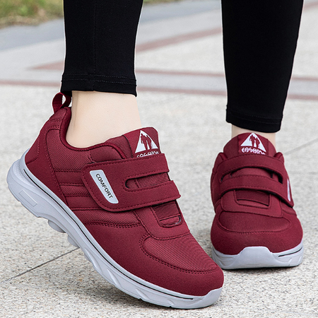 Bequeme Laufschuhe mit Klettverschluss, vielseitig für Damen & Herren, in Rot, Schwarz, Blau, passt zu jedem Outfit.