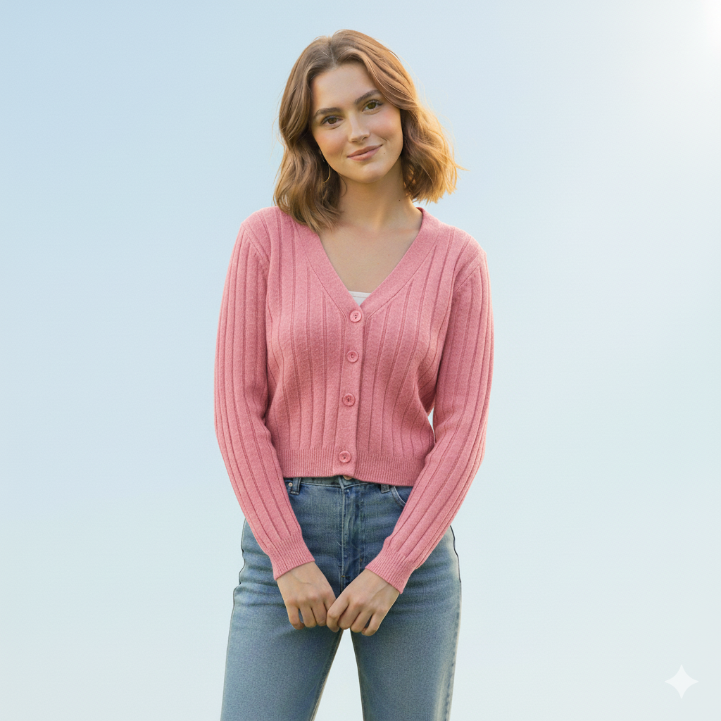 "Damen Kabelstrickpullover mit V-Ausschnitt, elegantes Design, kabelgestrickte Struktur, vielseitig und komfortabel."