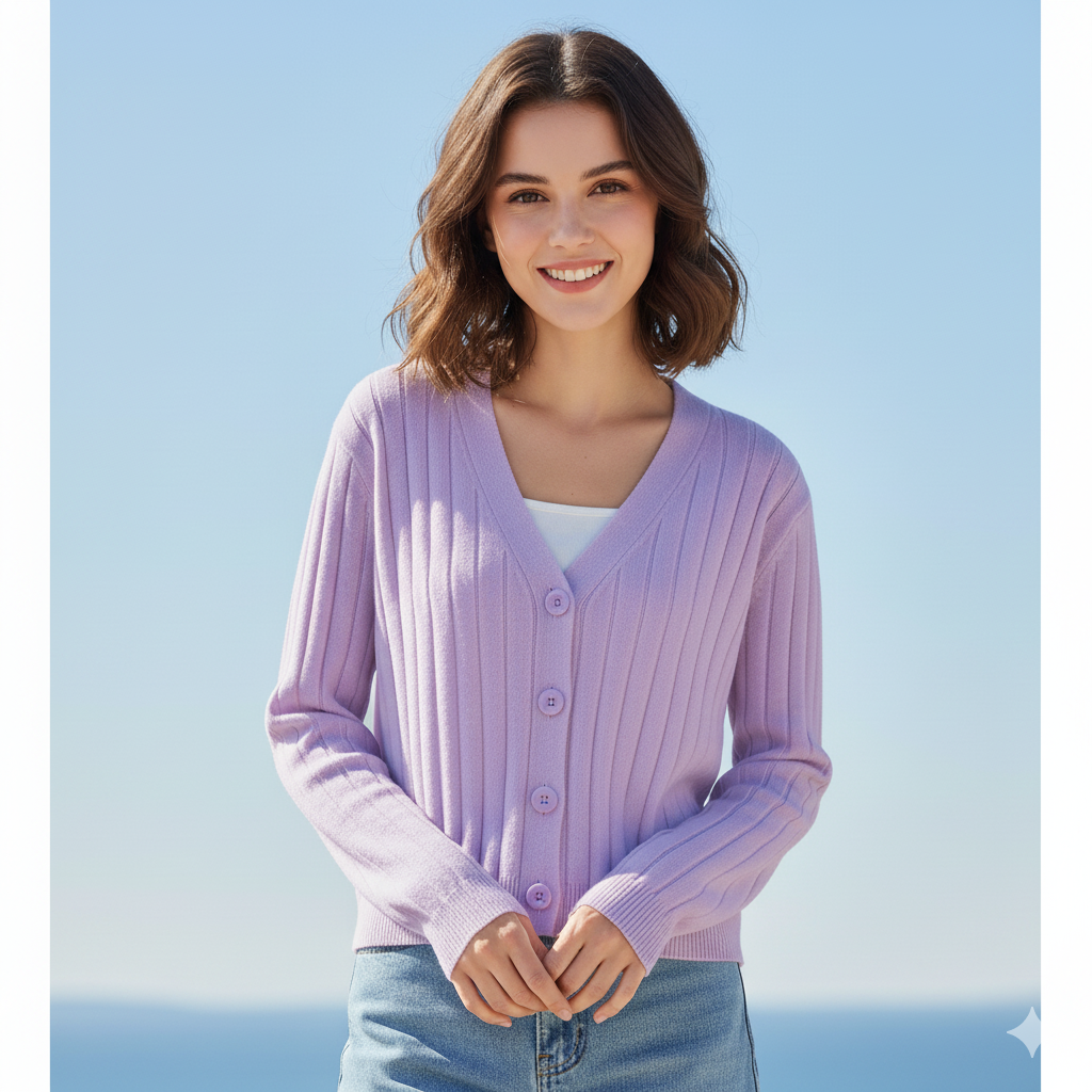 "Damen Kabelstrickpullover mit V-Ausschnitt, elegantes Design, kabelgestrickte Struktur, vielseitig und komfortabel."