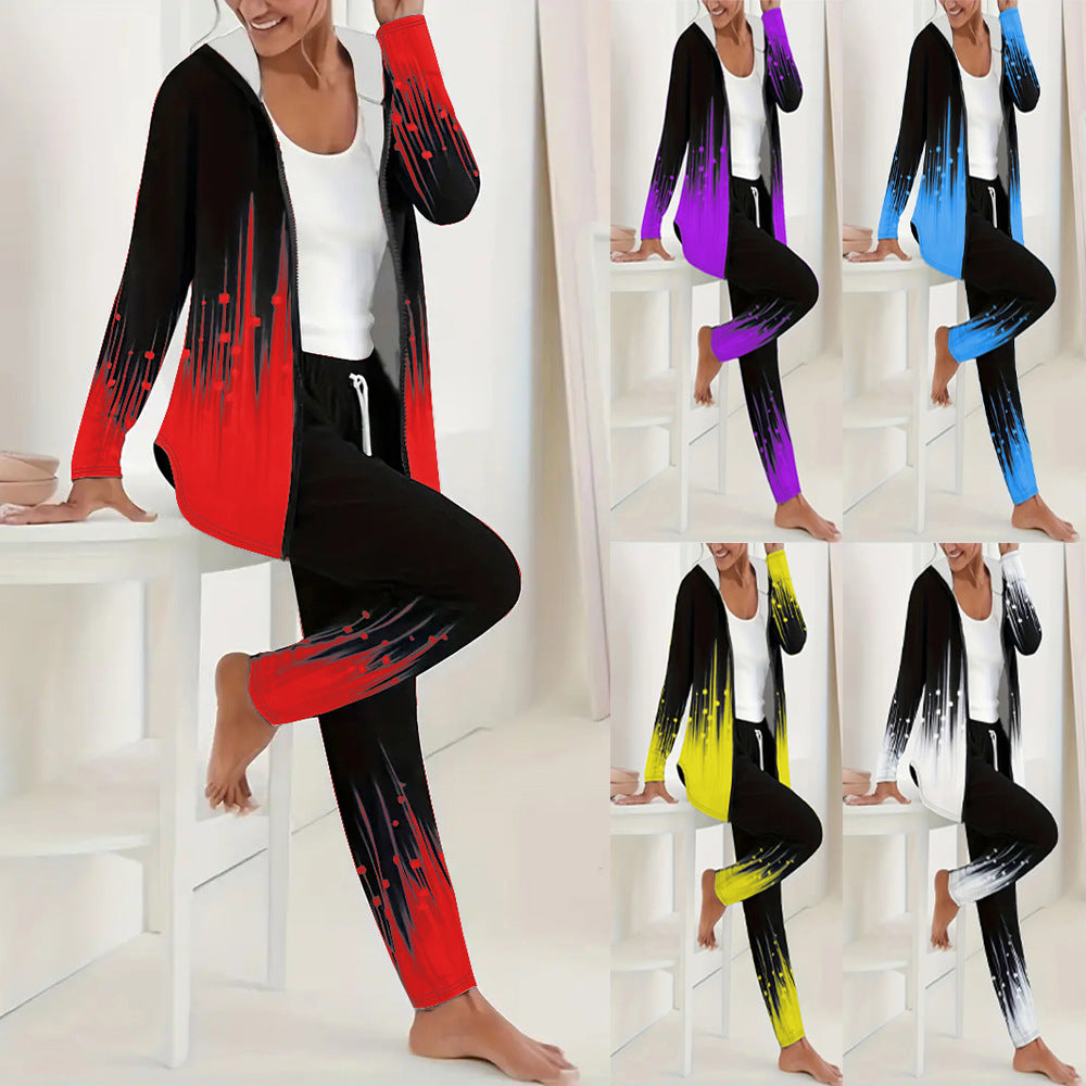 Sportdrakt for kvinner med gradienteffekter