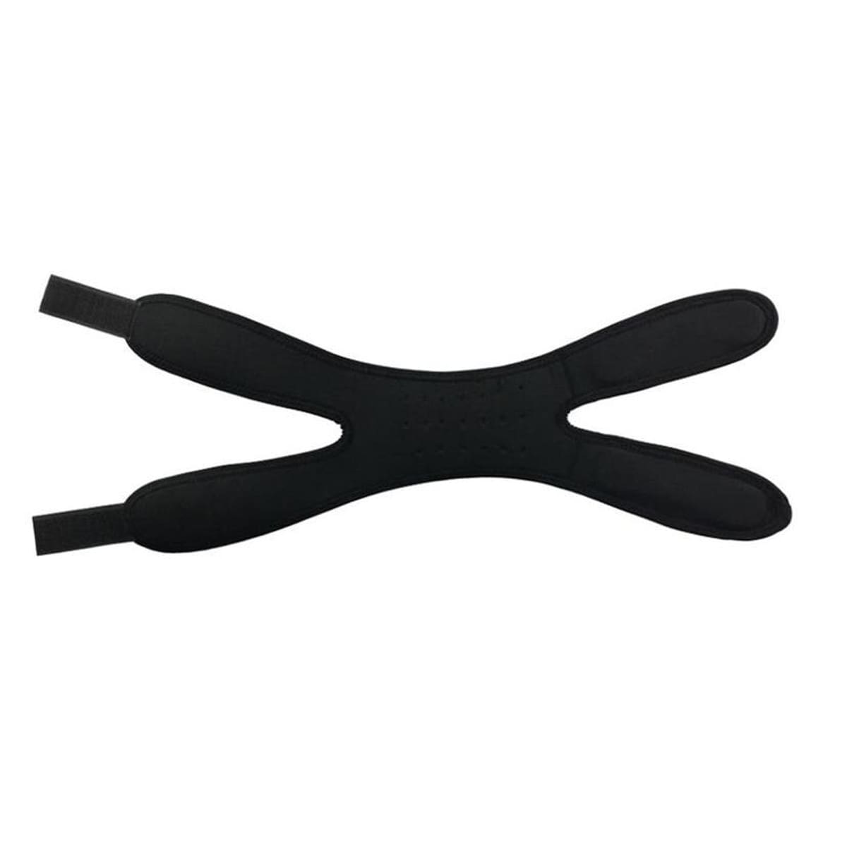 "Doppelpatella Kniebandage, atmungsaktiv, schwarz, unterstützt Kniekomfort bei Schmerzen, ideal für Sport und Alltag."