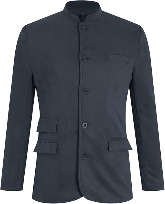 "Elegante Herrenjacke: Klassische Button-Down Jacke mit klaren Linien und hochwertigem Material, vielseitig kombinierbar."