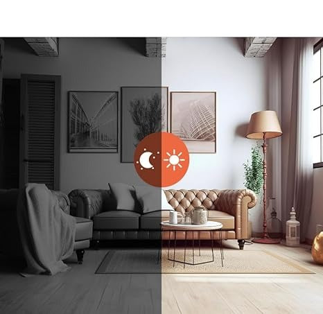 Elegante, wetterfeste Sicherheitskamera in Weiß, 1080p HD, WLAN-fähig, für Innen- und Außenüberwachung geeignet.