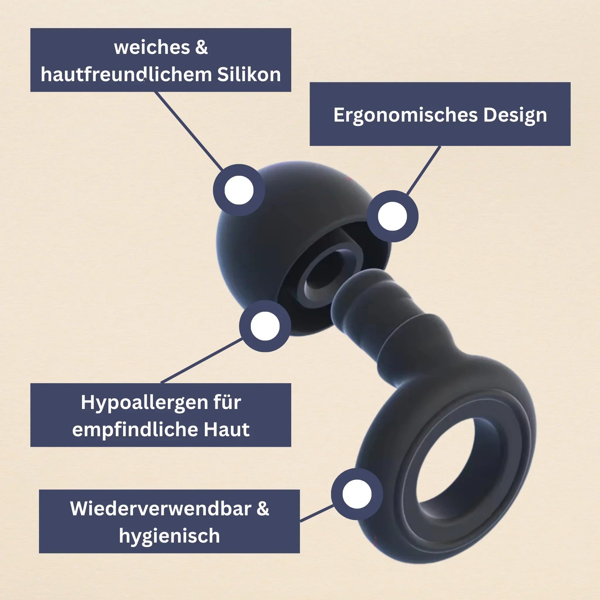 Eleganter SilentRing Pro mit diskreter Lärmreduzierung, modernes Design in verschiedenen Farben, ideal für täglichen Komfort.