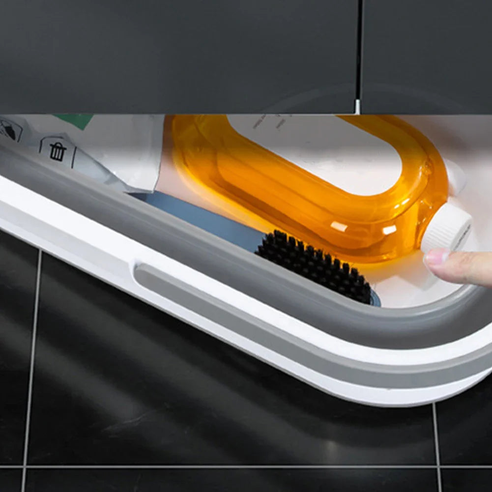 Faltbare rechteckige Waschschüssel, groß, tragbar, ideal für Camping und Haushalt, aus robustem, rostfreiem Kunststoff.