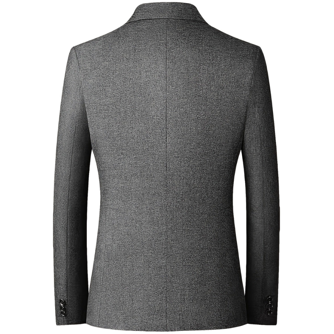 "Formeller Herren Slim Fit Blazer, eleganter Schnitt, moderner Stil, perfektes Business-Outfit, Ansicht des Blazers."