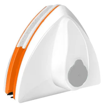 "GLASPURE Magnetischer Fensterreiniger in Blau, doppelseitig, für Innen- und Außenglas, streifenfreie Reinigung"