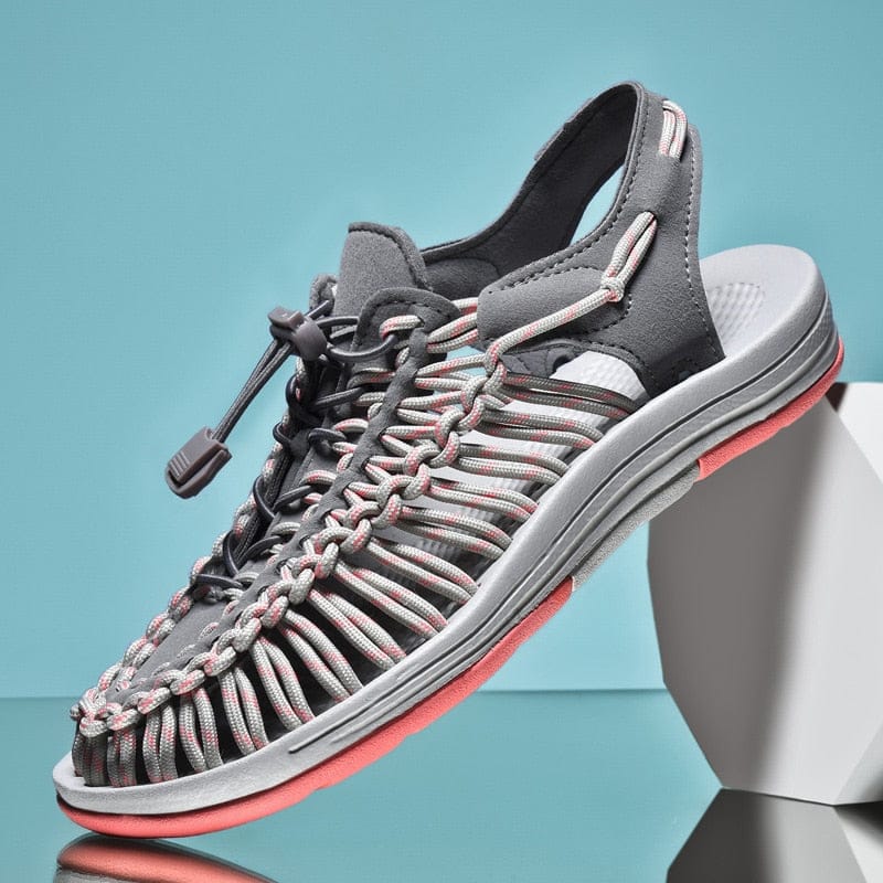 "Leichte Unisex-Sandalen mit Flechtmuster, bequem und stilvoll, ideal für Sommeraktivitäten, rutschfeste Sohle."