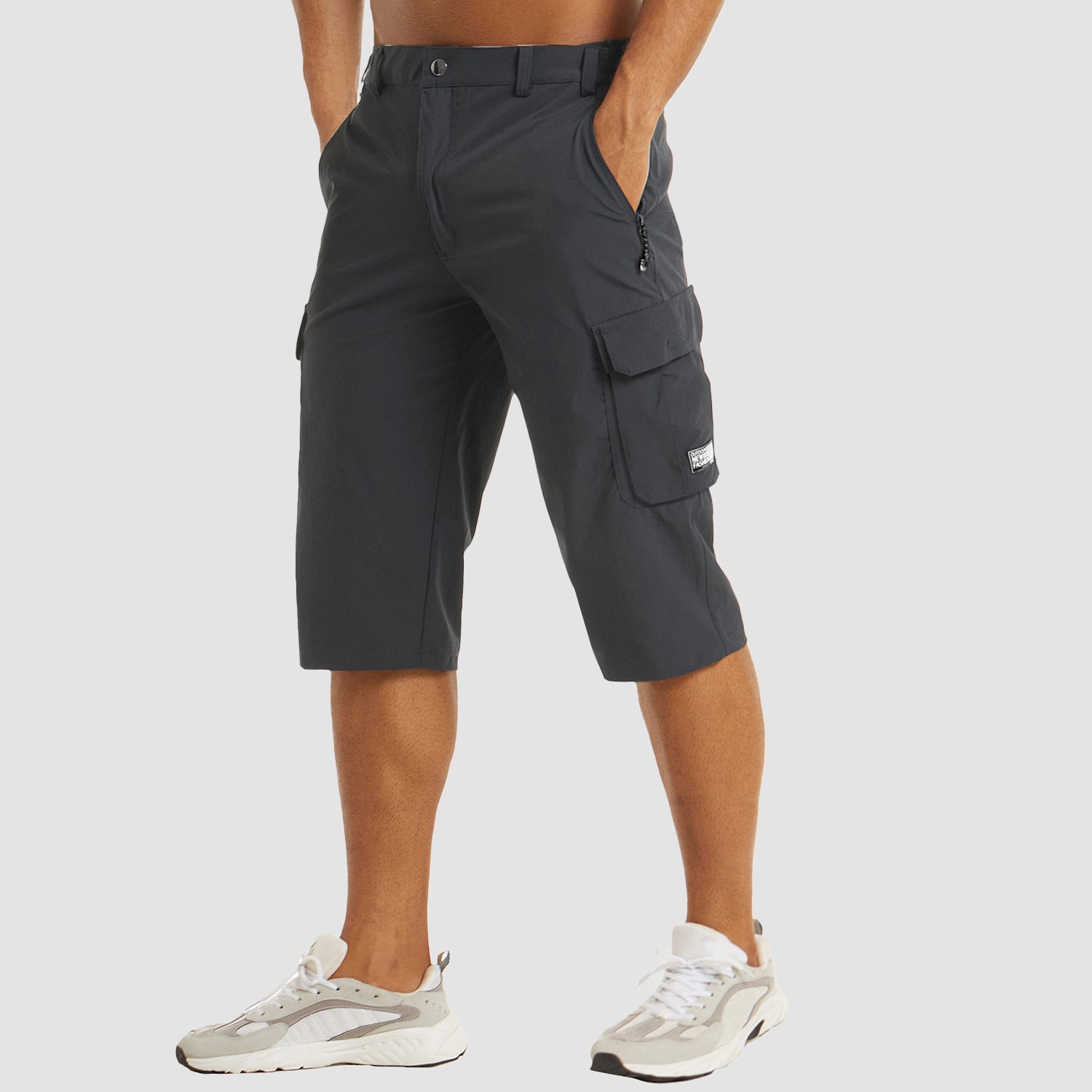 "Leinor Cargo Shorts für Herren, robust, bequem, mit Taschen; ideal für Sommer, Strand, Freizeit und Outdoor-Aktivitäten"