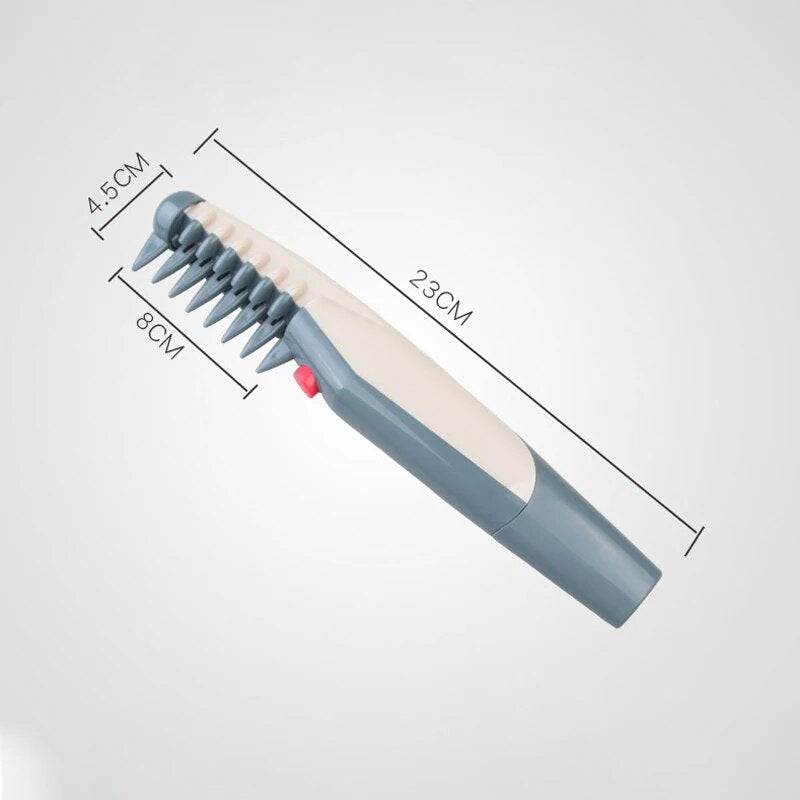 Leiser, kabelloser Tierhaarschneider mit Edelstahlklingen, hautschonend und ideal für stressfreies Trimmen bei Haustieren.