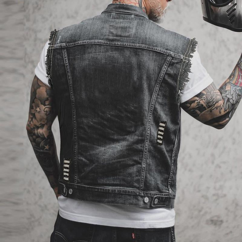 Denimvest for menn